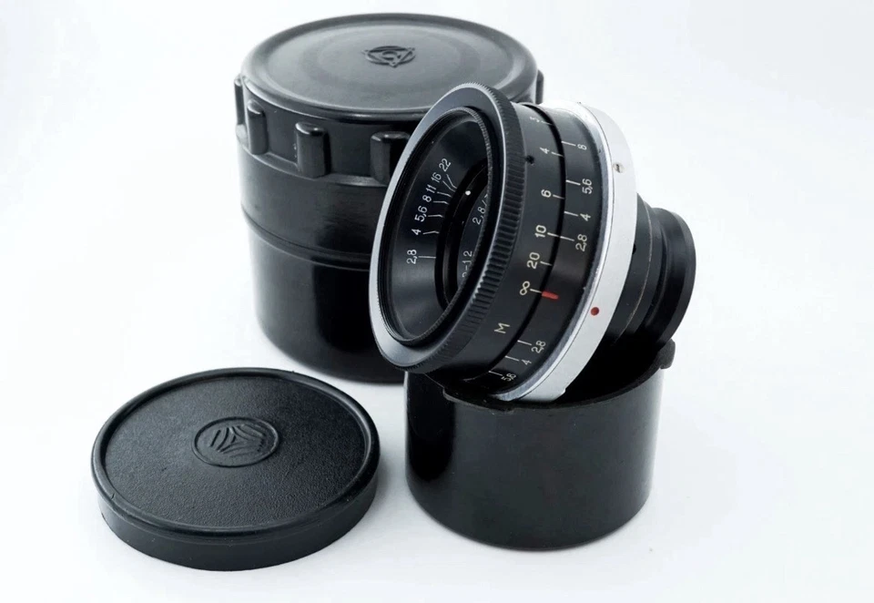 Vintage JUPITER-12 2,8/35mm wide-angle Rangefinder Lens Contax RF Soviet Biogon - Image 3 of 4