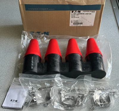 NEW EATON Cooper LJ215C4U 4-Way Loadbreak Junction 15 kV BIL 95 kV 200A