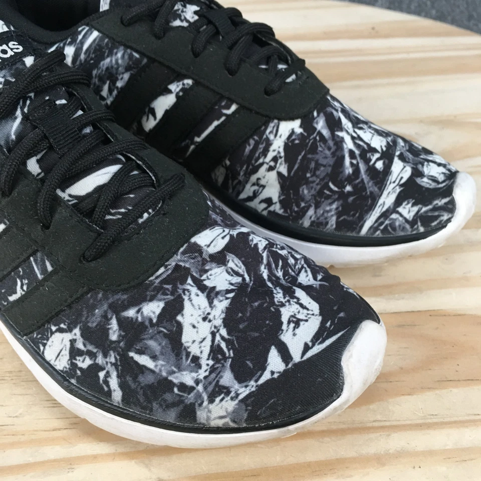 Adidas Shoes Womens 6.5 Cloudfoam Race AW4395  Black  Running Sneakers Fabric - Image 3 of 4