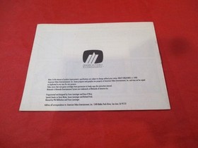 Krazy Kreatures Nintendo NES Instruction Manual Booklet ONLY