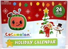 CoComelon 24 Piece Playset Holiday Advent Calendar Figures and Accessories