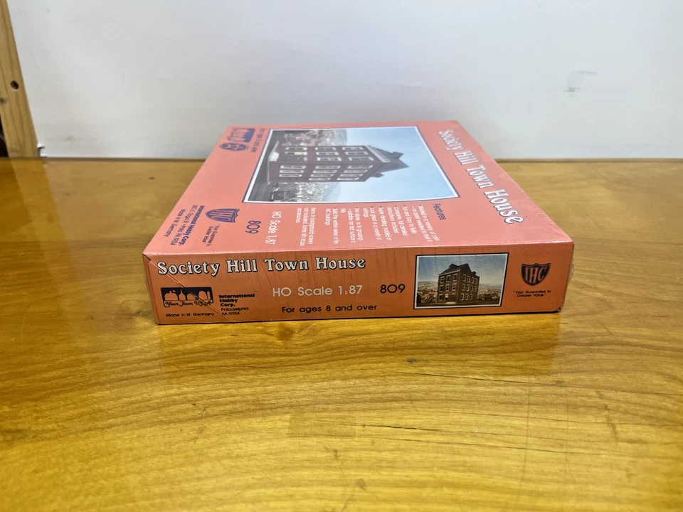 Vintage German IHC Society Hill Town House HO 1:87 Scale Model Kit #809 SEALED - Image 3 of 4