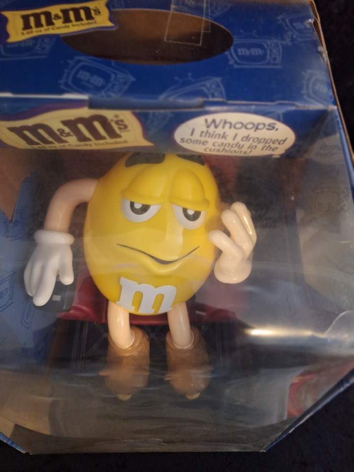 M&M's LAZBOY Yellow Candy Recliner Dispenser in original Box eBay