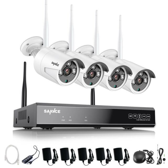 SANNCE 8-Channel 5MP Super HD Wireless NVR Security Camera System