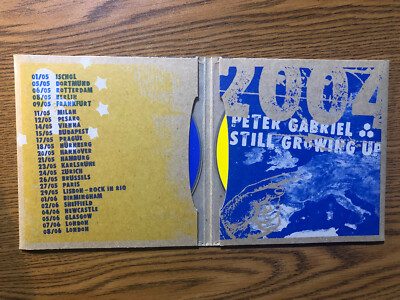 PETER GABRIEL Official Live Ltd Ed 2CD Set 5/29/2004 Lisbon