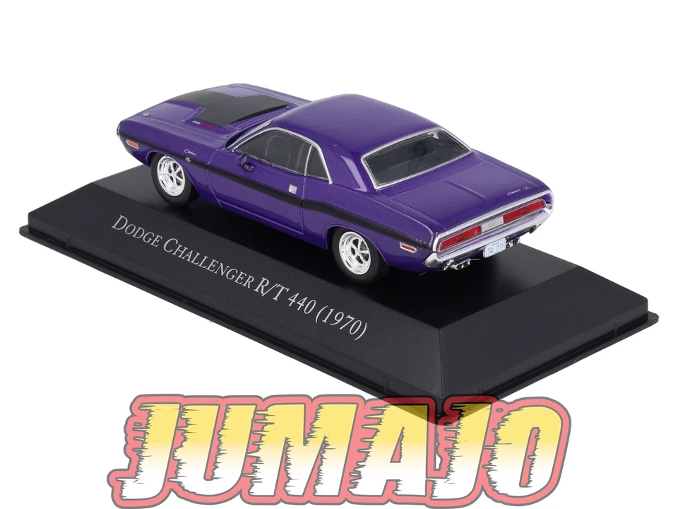 AC403 Voiture 1/43 IXO altaya Voitures américaines DODGE Challenger R/T 440 1970 - Photo 3/4
