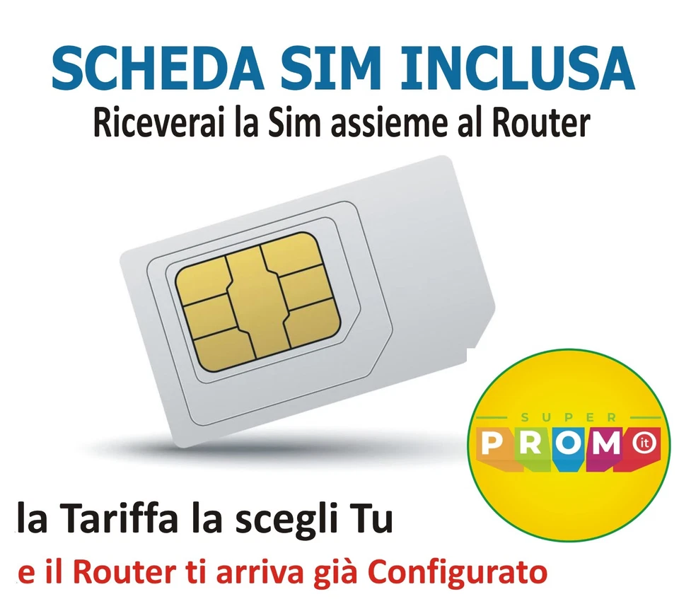 Router Wifi 4G Tp-Link con SIM DATI INCLUSA e tariffa da 9,99€ al mese - Immagine 2 di 4