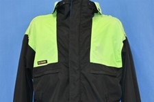 vintage 90s COLUMBIA VAMOOSE RADIAL SLEEVE NEON GREEN BLACK OUTDOOR SKI JACKET M
