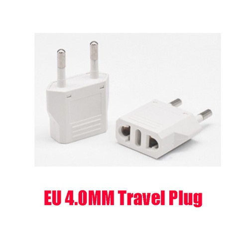 5/50pcs US USA to EU Europe EURO AC Power Travel Charger Adapter Converter Plugs - Picture 9 of 27