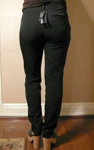 ROBERT RODRIGUEZ BERRY Womens Smudge Black Stretch Dress/Casual Pants Sz 6 NWT - Picture 5 of 12