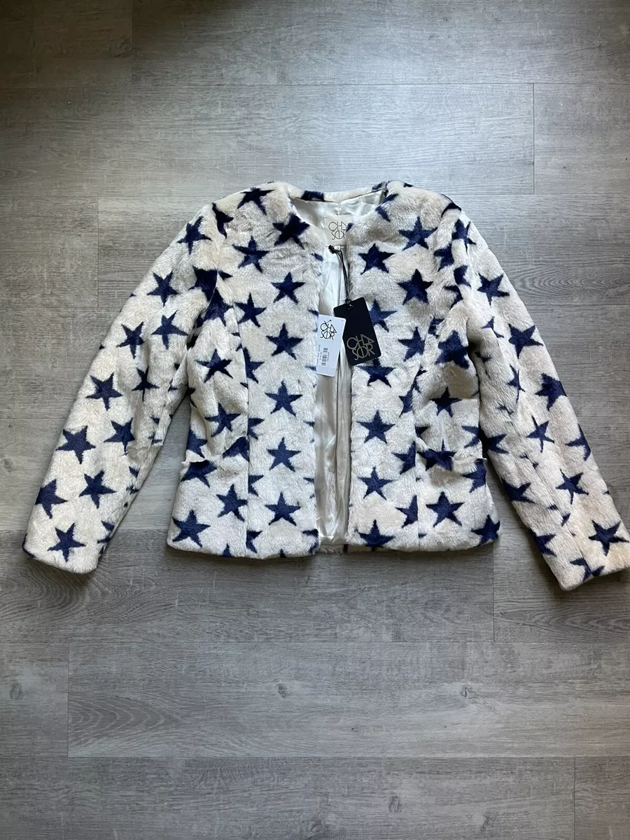 Star fuzzy cheap jacket