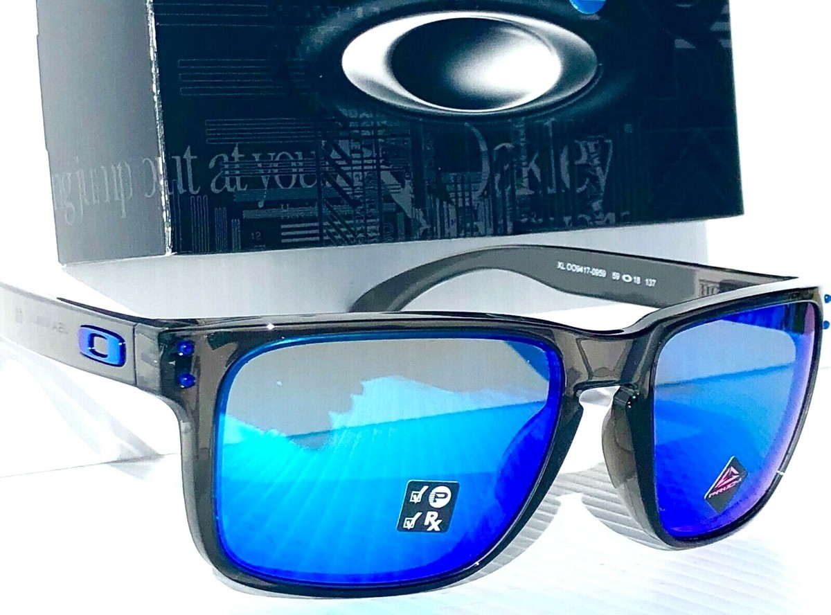 OAKLEY サングラス HOLBROOK NEW Oakley HOLBROOK XL Grey Smoke POLARIZED PRIZM SAPPHIRE Blue