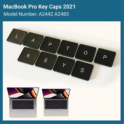 MacBook Pro Ersatzschlüssel & Clip für A2442 A2485 A2779 A2780 M1 M2 2021 - 2023
