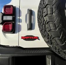 2023-2026 Ford Bronco Raptor Emblem Inserts - Official Licensed Product