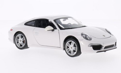 Rastar Porsche 911 Carrera S White 1:24 Model Car