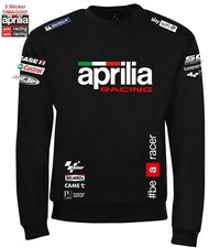 Felpa APRILIA racing italia Moto gp be a racer+ 3 adesivi In Omaggio