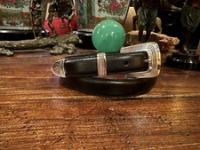 Chacon Sterling Silver ZIA Belt Buckle Set 36-38  Nu Calf 1   