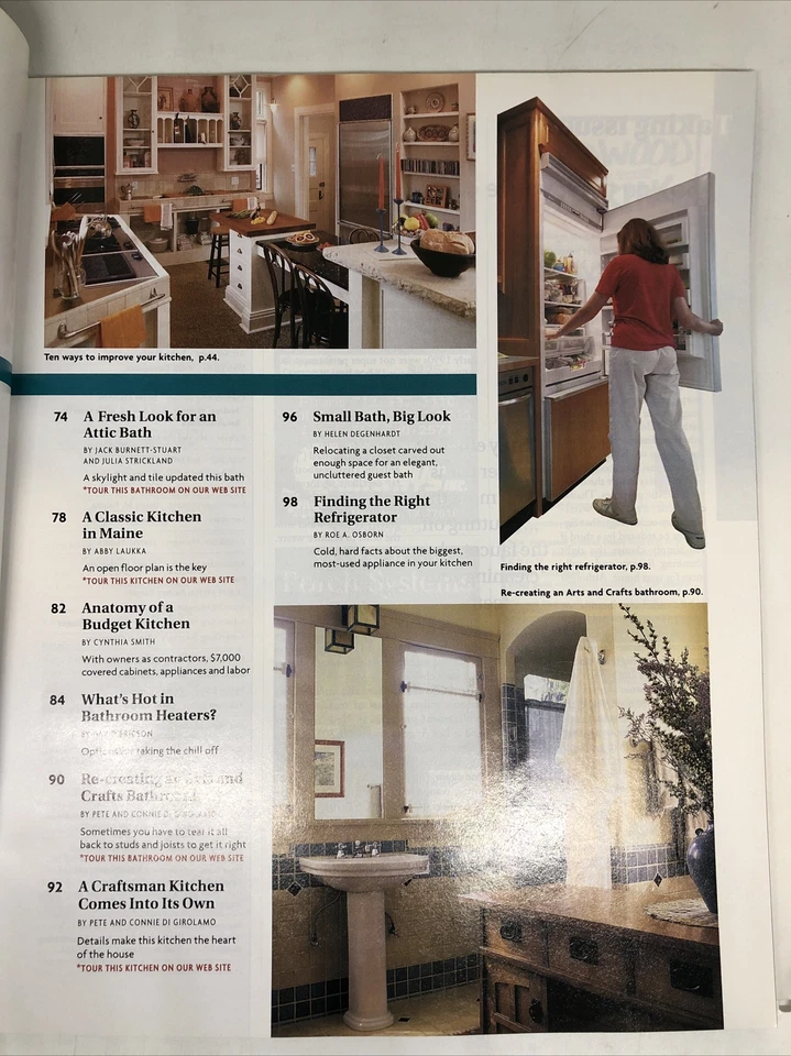 Fine Homebuilding Fall/Winter 2000 Kitchens & Baths Annual Issue Foto 2 de 4