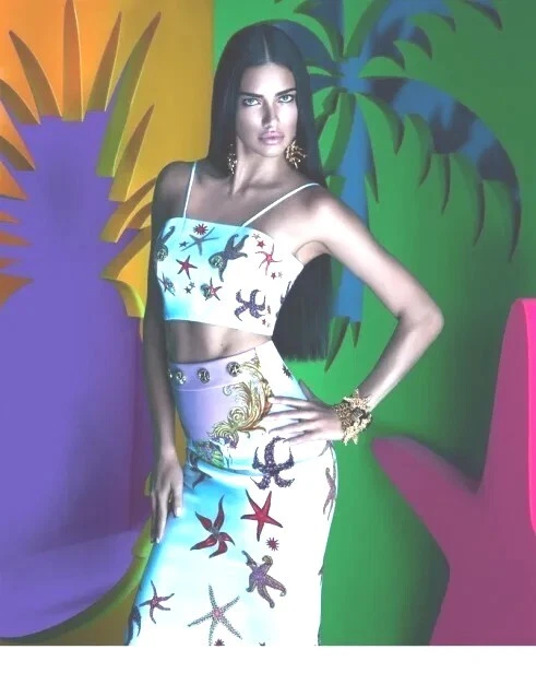 VERSACE Tresors de La Mer pasarela conchas raro conjunto falda/top talla 38 Foto 4 de 4