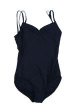 Wear Moi Mauve Ballet Dance Leotard Strap Back Pinch Front Black Womens M