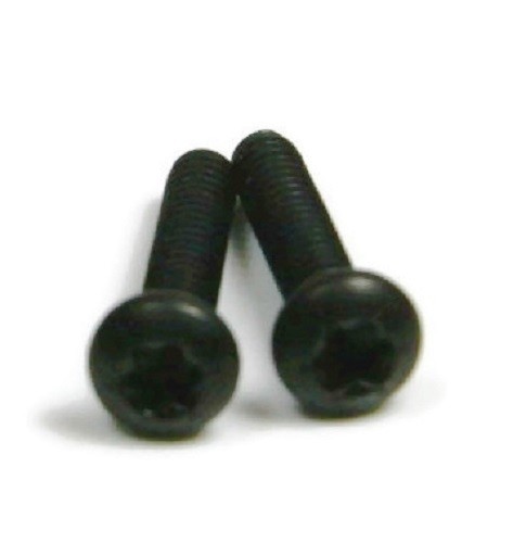 10-24 Black Oxide Stainless Steel Star Drive Pan Head Machine Screws - Select e