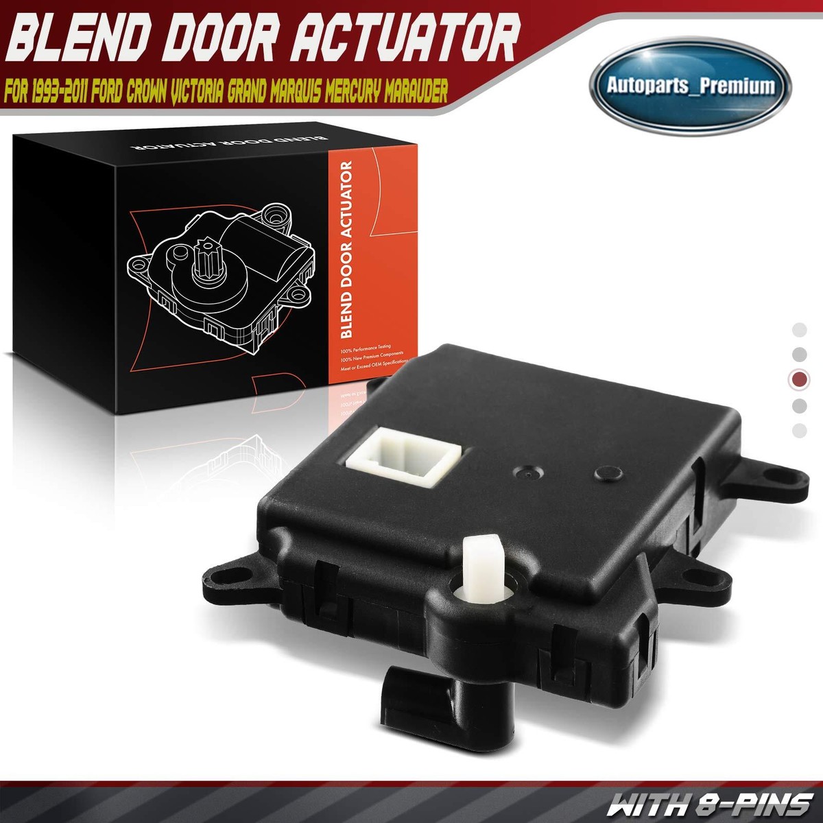 HVAC Heater Blend Door Actuator for Ford Crown Victoria Grand