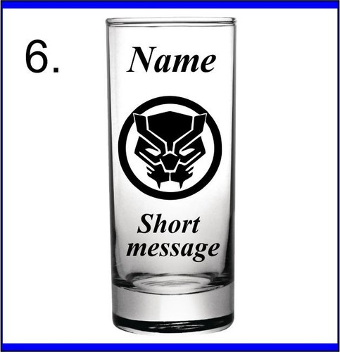 PERSONALISED LASER ENGRAVED SUPERHERO LOGOS ON HIBALL/TUMBLER GLASS - Picture 17 of 22