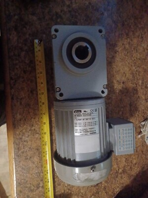 Brother 0.25HP  208-460V 3 Phase  10:1 Ratio  Reducer 1'' Hollow Shaft