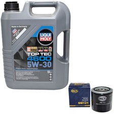 Motoröl Set 5W-30 5 Liter + Ölfilter für Hyundai Isuzu KIA Mazda 6 Mitsubishi