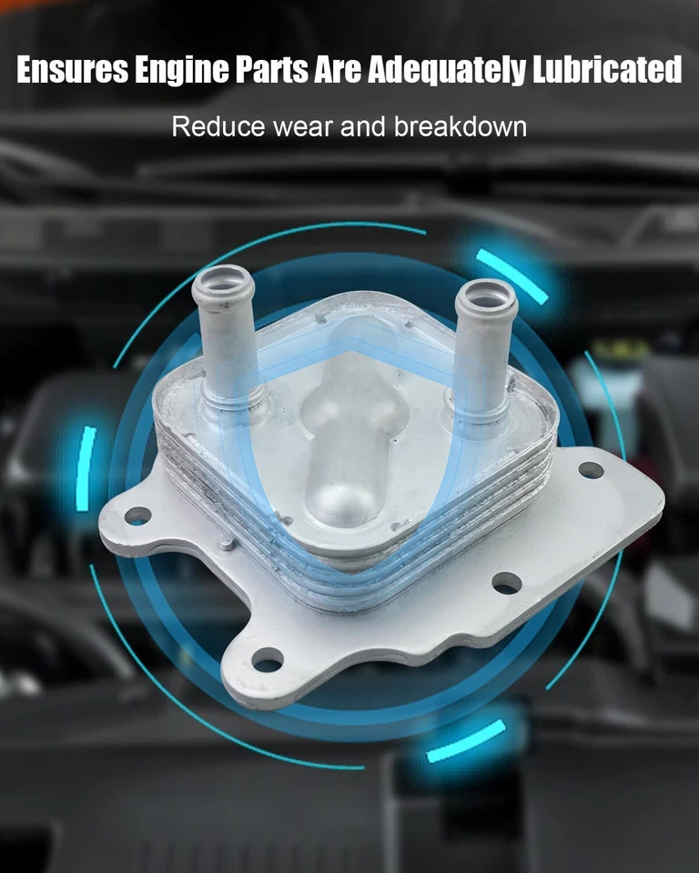 Enfriador de aceite del motor para 2013 2014 2015 2016 2017 2018 Nissan Altima 21305-3TA2A Foto 2 de 4