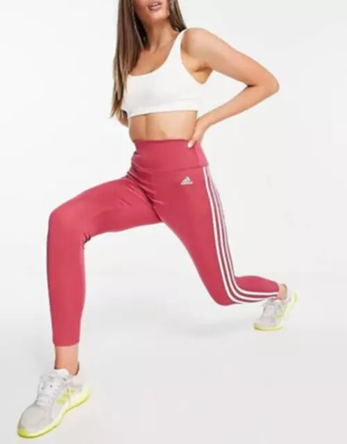 ADIDAS 3-Stripe High-Waist Full Length Training Leggings GP7233 S