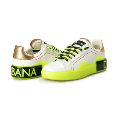 Dolce & Gabbana Women's Logo Print Low Top 100% Leather