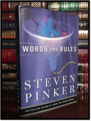 Words And Rules STEVEN PINKER SIGNED Hardback 1st Edition First Printing