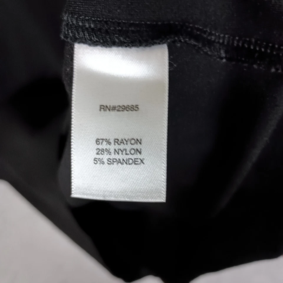 Pendleton Dress Women's Small Black White Short Sleeve Classy Modest Minimalist - Image 4 of 4