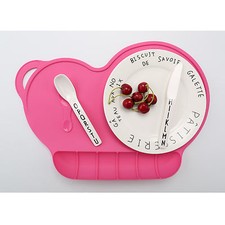 Silicone Messy Placemat Heat Eating Dining Cooking Baking Mat Pad Baby Kids 