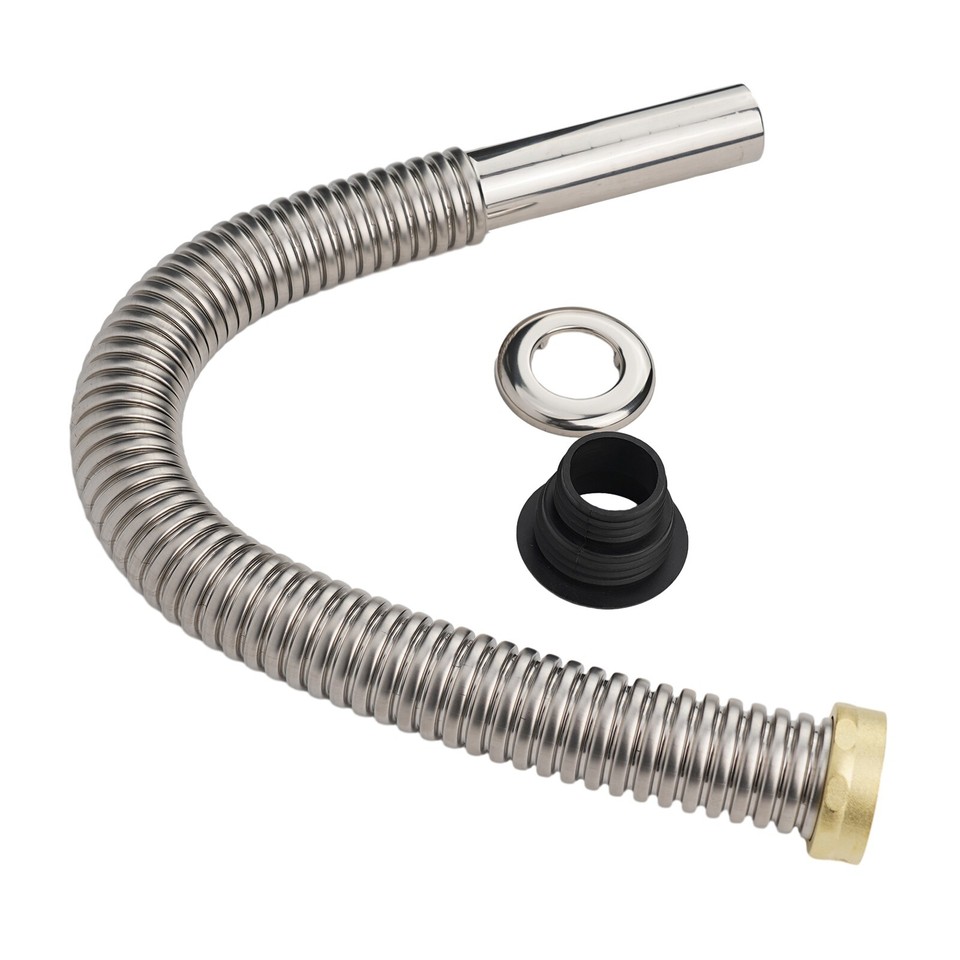 Sink Siphon Waste Drain Hose for 4060cm Bathroom with Stainless Steel
