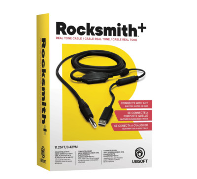 Ubi Soft Rocksmith Real Tone Kabel   Offizielles USB-Gitarrenkabel für Rocksmith