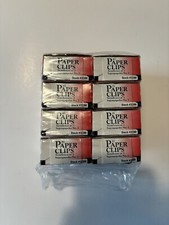 ACCO Nonskid Standard Paper Clips 1 Silver 100/Box 8 Boxes/Pack 72385