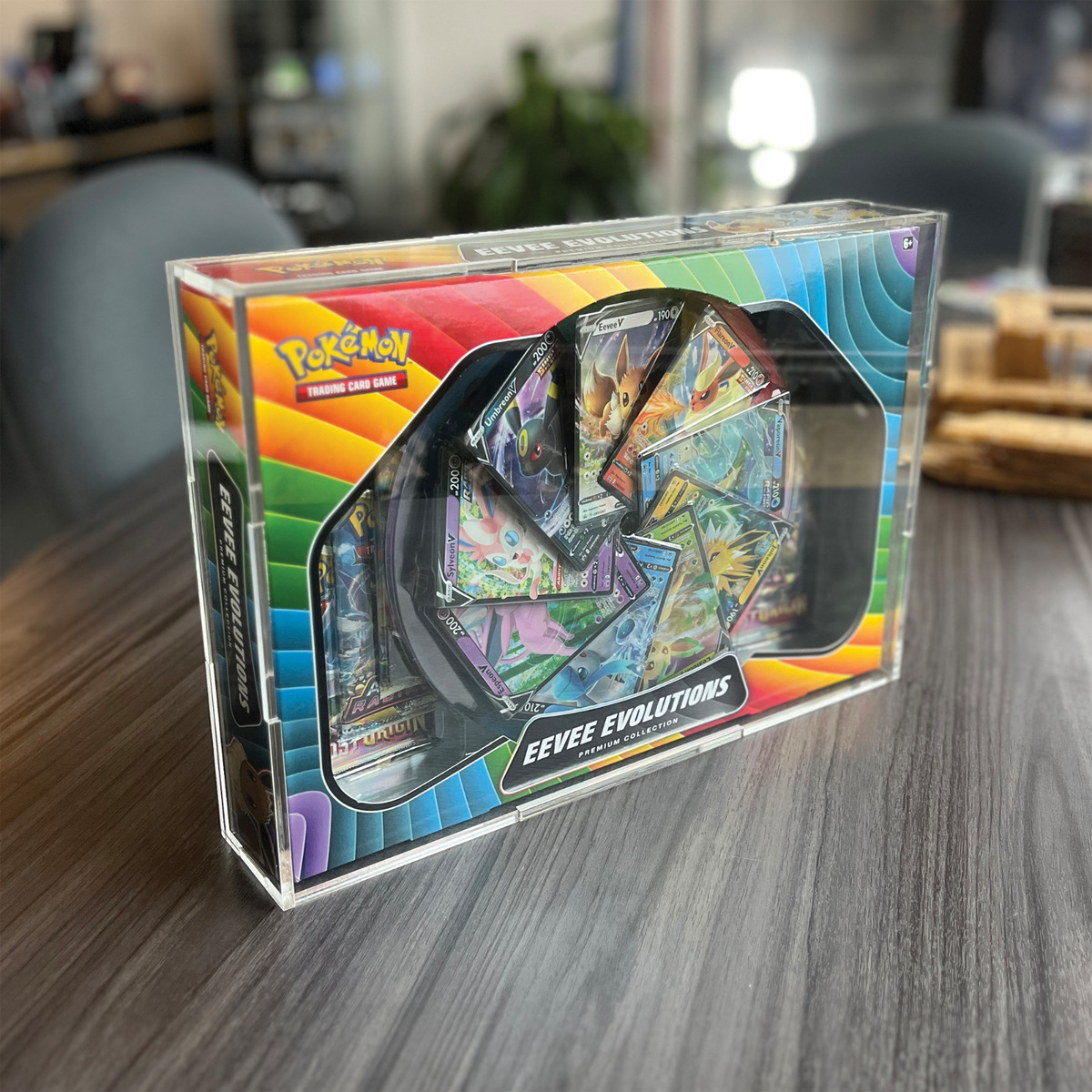 Acrylic Display for Pokemon TCG EEVEE EVOLUTIONS Premium Collection Box