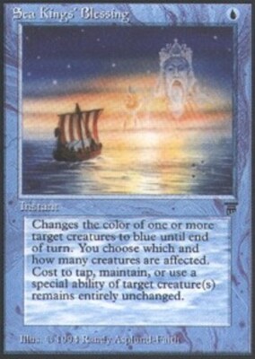 Sea Kings' Blessing イタリア語 Sea Kings' Blessing Legends Near Mint, Italian - MTG | eBay