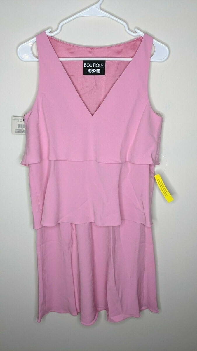 ワンピース BOUTIQUE MOSCHINO Woman Dress Pink 04361140 1223 Boutique Moschino Sleeveless Dress, Pink, Women's 8 US (42