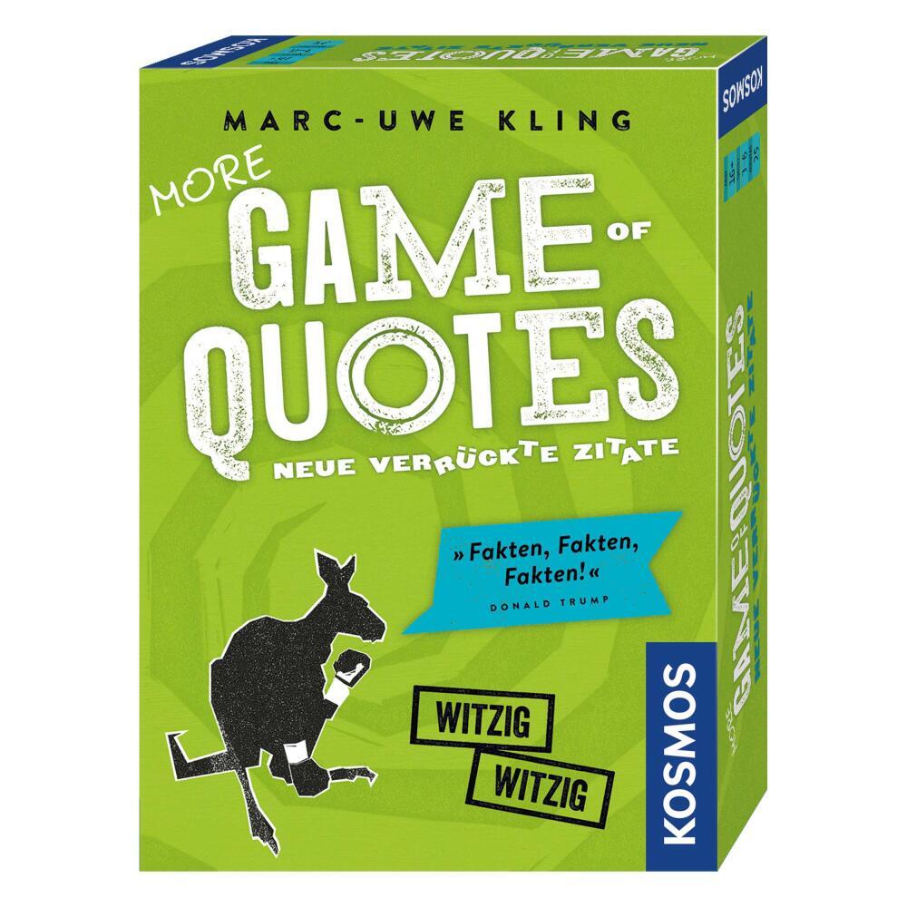 Thumbnail - Kosmos More Game Of Quotes, Kartenspiel Spiel Känguru-trilogie Ab 16