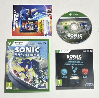 Sonic Frontiers Microsoft Xbox One / Series X Boxed Sega PAL