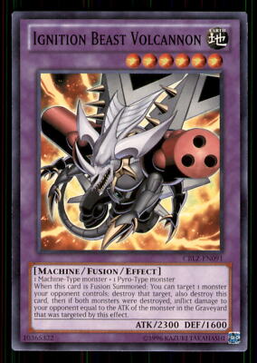 Yugioh! - Ignition Beast Volcannon #CBLZ-EN091 Cosmo Blazer NM