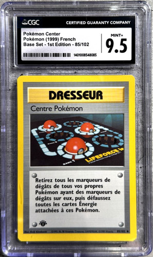 Pokémon Center (1st Edition) graded CGC 9.5 for sale on eBay