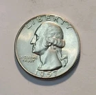 1957 (UNC) Washington Silver Quarter