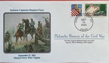 Mort Kunsler Civil War Philatelic History Jackson Captures Harpers Ferry VA 46