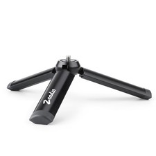 Zeadio Metal Mini Tripod, Desktop Tabletop Stand Compact Tripod for Black