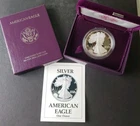 1990 S Proof $1 American Silver Eagle Dollar