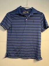 Polo Ralph Lauren Performance Boys M Blue Str...